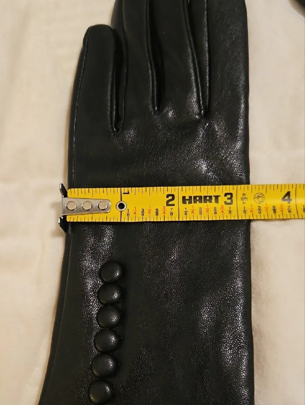 Classic Black  Button-Trim Gloves - Urban Outfitters
